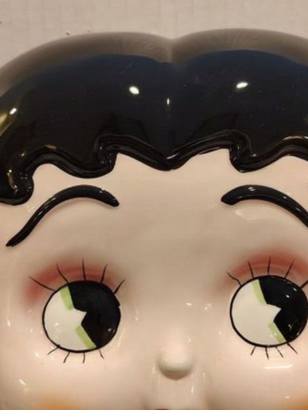 Betty Boop Ceramic Face Wall Art